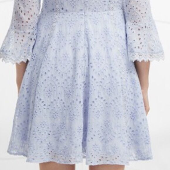 DERNA DRAPE FLUTED DRESS - Picture 6 of 7